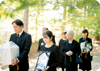 ご葬儀から納骨まで一貫対応